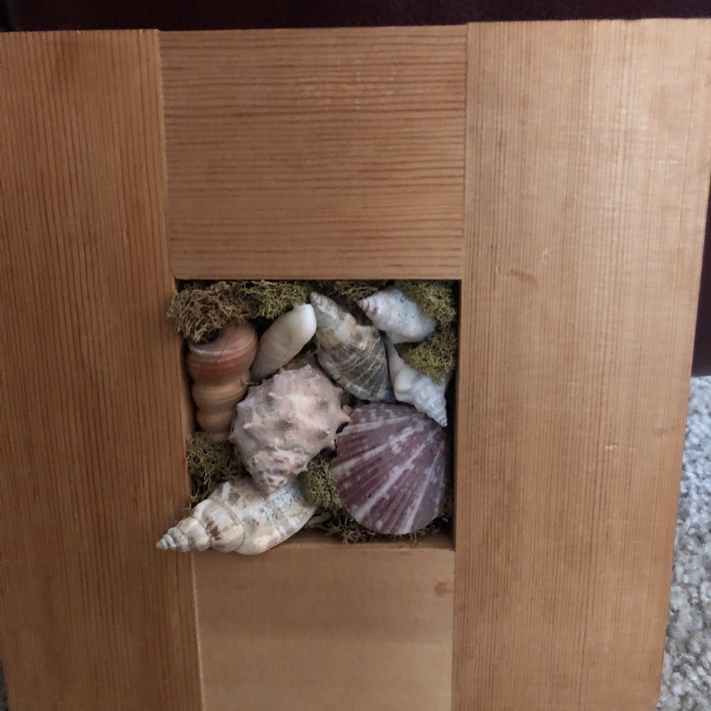 Handmade shell decor